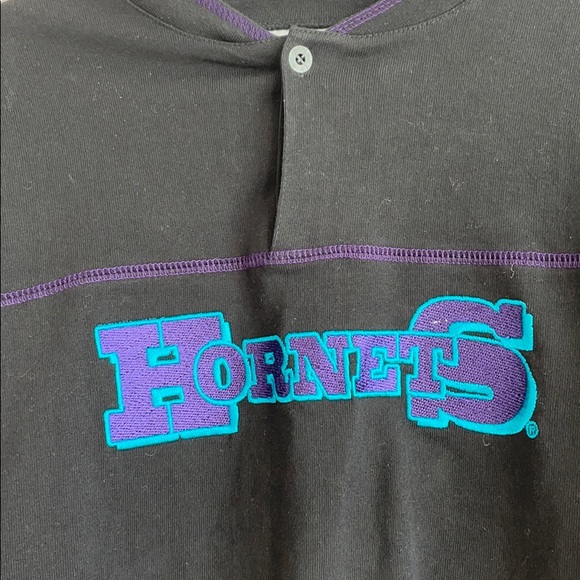 Vintage Hornets Top boys size 12/14 - Picture 2 of 16